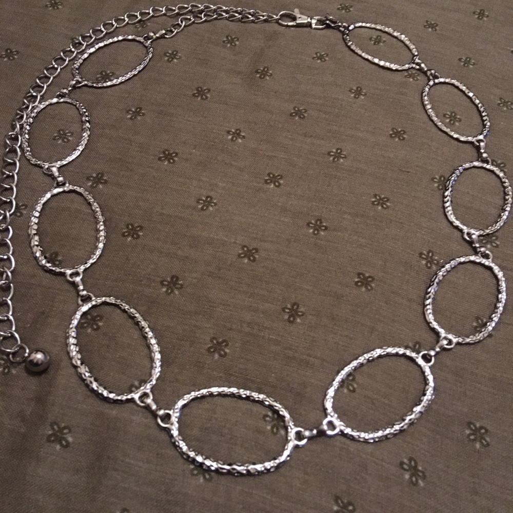 Silver Chain Link Necklace